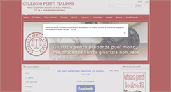 Desktop Screenshot of collegioperiti.org